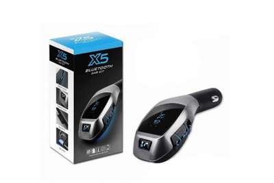 Fm-модулятор X5 Bluetooth с дисплеем