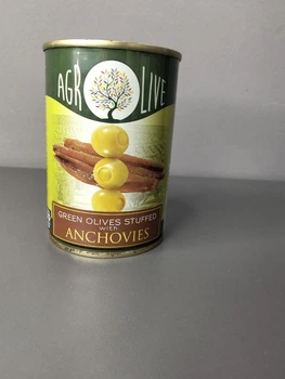 Оливки зелені фаршировані анчоусами Agrolive 280г