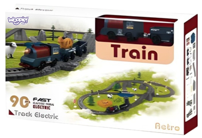 Kolejka elektryczna Woopie Lokomotywa Towarowa 90 elementów (5906280657482)