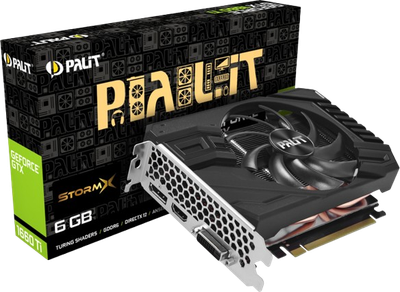Відеокарта GeForce GTX 1660 Super 6GB Palit StormX OC (NE6166SS18J9-161F) Б/В
