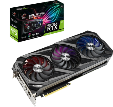 Відеокарта GeForce RTX 3070 Ti 8GB Asus ROG Strix OC (ROG-STRIX-RTX3070TI-O8G-GAMING) Б/В