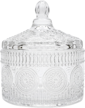 Сахарница стеклянная Crystal Imperial с крышкой 8.5 см (83008093)