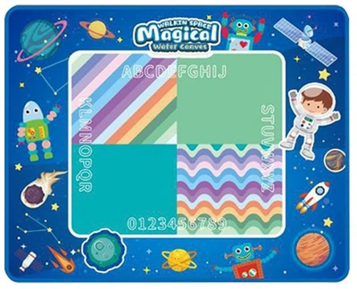 Mata do rysowania Woopie XXL 100 x 80 cm Kosmos Niebieska (5906280656126)