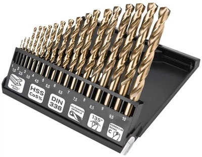 Набір свердел по металу Neo Tools 19 шт. (5906692009084)