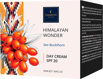 Дневной крем Famirel Himalayan Wonder Sea Buckthorn Облепиха SPF 20 50 мл (7290114088992)