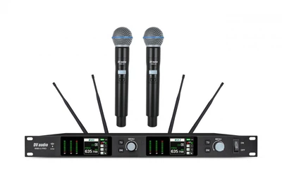 Радіосистема з двома мікрофонами DV audio WMS-24H PRO MKII UHF