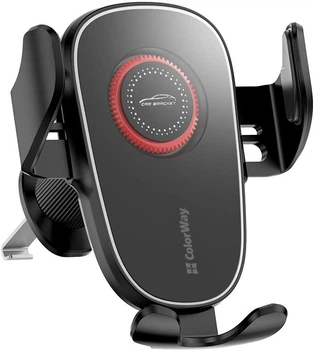 Автотримач для телефону СolorWay ClampSnap Holder Black (CW-CHMH19-BK)