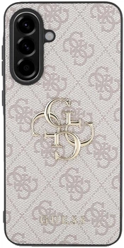 Etui Guess Big 4G Logo Classic Logo do Samsung Galaxy A56 Różowe (3666339454586)