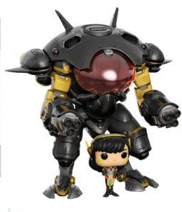 Фігурка Funko Pop Фанко Поп Overwatch D. va with Meka Овервотч Діва з Мекой 15см 177OW