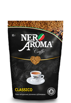 Кава розчинна Nero Aroma Classico 60г