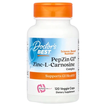 Цинк карнозин комплекс Doctor's Best (Zinc-L-Carnosine) 120 капсул DRB00136