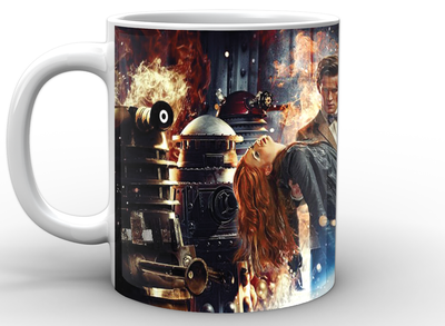 Кружка GeekLand белая Доктор Кто Doctor Who Доктор кто спасение DW.02.049