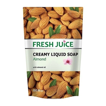 Крем-мыло жидкое Fresh Juice Миндаль дой-пак 460 мл