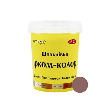 Шпаклевка для дерева Ирком-колор орех 0,7 кг