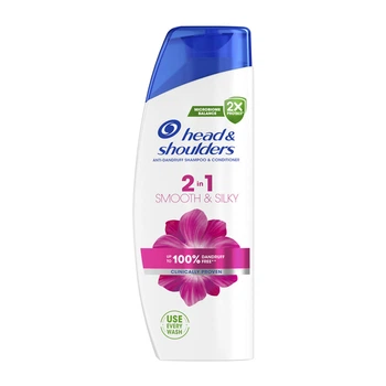 Шампунь-бальзам Head & Shoulders против перхоти Гладкое и шелковистое 2в1 330 мл