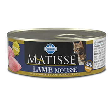 Вологий корм Farmina Matisse Cat Mousse Lamb для дорослих котів, з ягням, 85 г (162040)