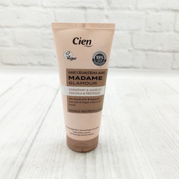 Защитный крем для рук Vegan Cien Madam Glamour с аргановым маслом и маслом ши 100 мл