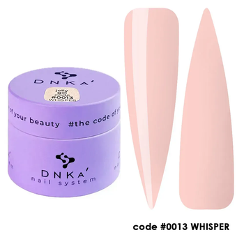Моделирующий гель-желе DNKa’ Jelly Gel #0013 Whisper на 15 мл для укрепления, наращивания ногтей
