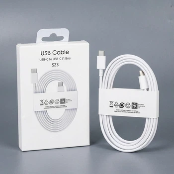 Кабель USB Type-C на Type-C PD Fast Charge для смартфонів, планшетів, ноутбуків 1.8 м, 3A White