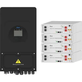 Система хранения энергии Deye SUN-5K-SG03 Black 5kW + 4 АКБ SE-G5.1 Pro-B 20.4Wh (51.2V/100Ah/5120Wh) [159044]