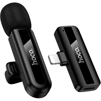 Мікрофонна радіосистема Hoco L20 Lightning Black [161039]