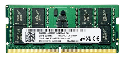 Оперативная память Micron 32GB SODIMM DDR5 4800MHz (MTC16C2085S1SC48BA1) Б/У