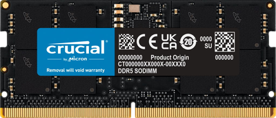 Оперативная память Crucial 16GB SODIMM DDR5 5600MHz (CT16G56C46S5) Б/У