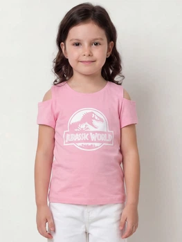 Детская футболка для девочки Cool Club LCG2412616 128 см Pink (5903977309747)