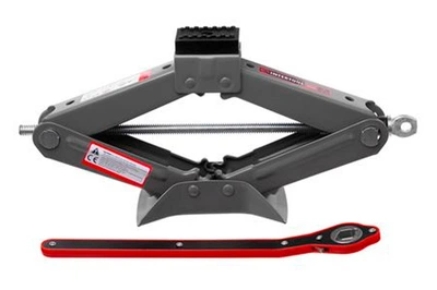Домкрат механический Intertool 2т x 110-400мм ромбовидный с трещоткой (GT0185)