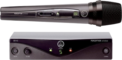Zestaw bezprzewodowy AKG WMS 45 Vocal Set Band A z mikrifonem do ręki (885038028147)