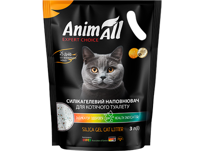 Наполнитель AnimAll силикагель с индикатором PH 3 л (4820224500218)
