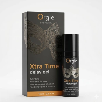Пролонгатор чоловічий Orgie Xtra Time Delay Gel 15 мл на водній основі гель-пролонгатор для подовження ерекції без анестетиків