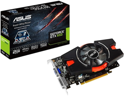Видеокарта GeForce GTX 650 2GB Asus (GTX650-E-2GD5) Б/У