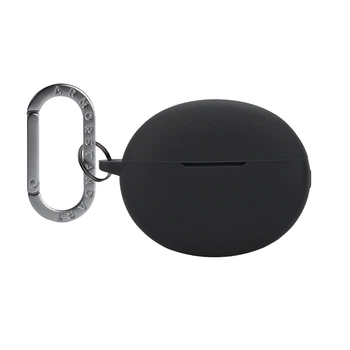 Силиконовый чехол для наушников OPPO Enco X3s, Hang Case, черный, ультратонкий защитный кейс толщиной 2 мм, защита от царапин, пыли и ударов, компактный, с карабином для крепления, ArmorStandart (ARM90063)