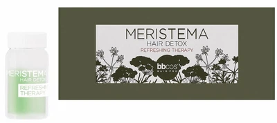 Лосьон на основе стволовых клеток BBcos Meristema Refreshing Therapy 6 х 6 мл, освежающая терапия для кожи головы, укрепление волос и стимуляция роста