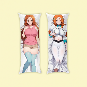 Подушка дакимакура Орихиме Иноуэ Orihime Inoue Блич Bleach 13х34 см