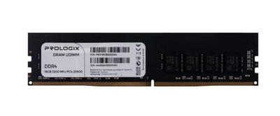 Оперативная память DDR4 16 Gb (3200 MHz) Prologix (PRO16GB3200D4)