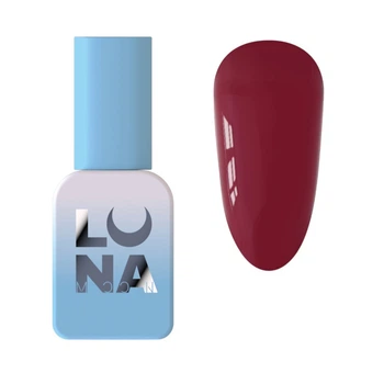 Гель-лак LUNAmoon Color №10, насичений червоний, 8 мл