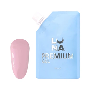 Гель для наращивания LUNA moon (рефил) Premium Gel 15 лавандово-розовый, 100 мл