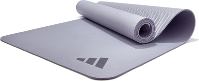 Килимок для йоги Adidas Premium Yoga Mat 5 мм, сірий