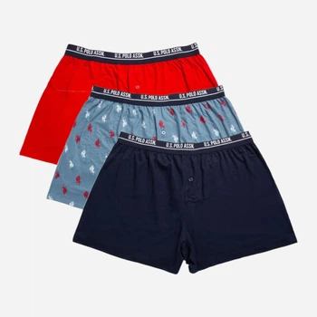 Набор трусов боксеров мужских хлопковых U.S. Polo Assn USM251PB52-0000A(Assorted) L 3 шт Разноцветный (885036449043)