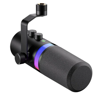 Микрофон динамический AMACEX NV7 USB/XLR с RGB подсветкой