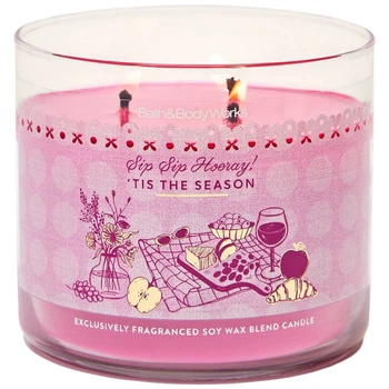 Свеча Bath & Body Works ‘Tis The Season Scented Candle 3-Wick 411 г