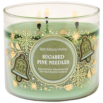Свеча Bath & Body Works Sugared Pine Needles Scented Candle 3-Wick 411 г