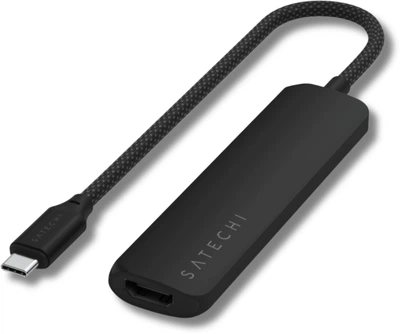 Адаптер Satechi 4-in-1 USB-C Slim Multiport Adapter 4K Black