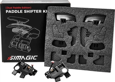 Moduł przełącznika kolumny kierowniczej z podwójnym magnesem Simagic Dual Magnetic Paddle Shifter Module (6975472779843)
