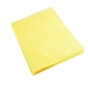Професійна ганчірка Nowax для авто жовта 40х50 см ганчірка для збирання миття та сушіння поверхонь (LI-D_22-O)
