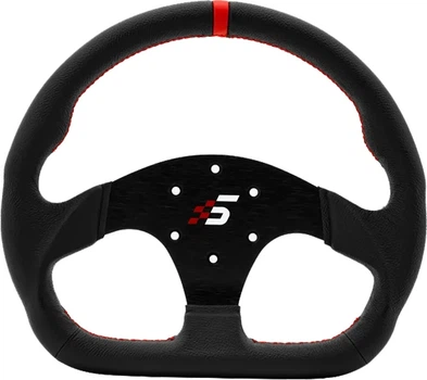 Obręcz kierownicy Simagic D-Shaped Steering Wheel Rim 325mm without HUB, leather (P-325D(LEATHER))