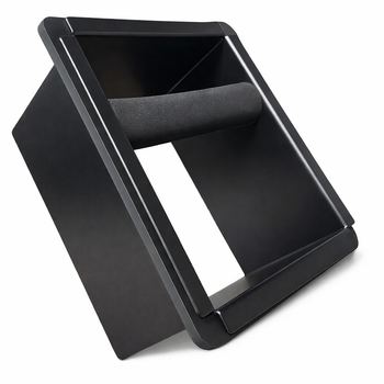 Нок бокс для кофемашины врезной металлический 13,8x15,3x10,3 см VD черный
