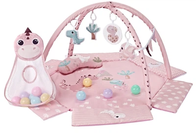Сенсорний килимок TinyMini розвивальний Dino Pink CC9881 (5907090700962)